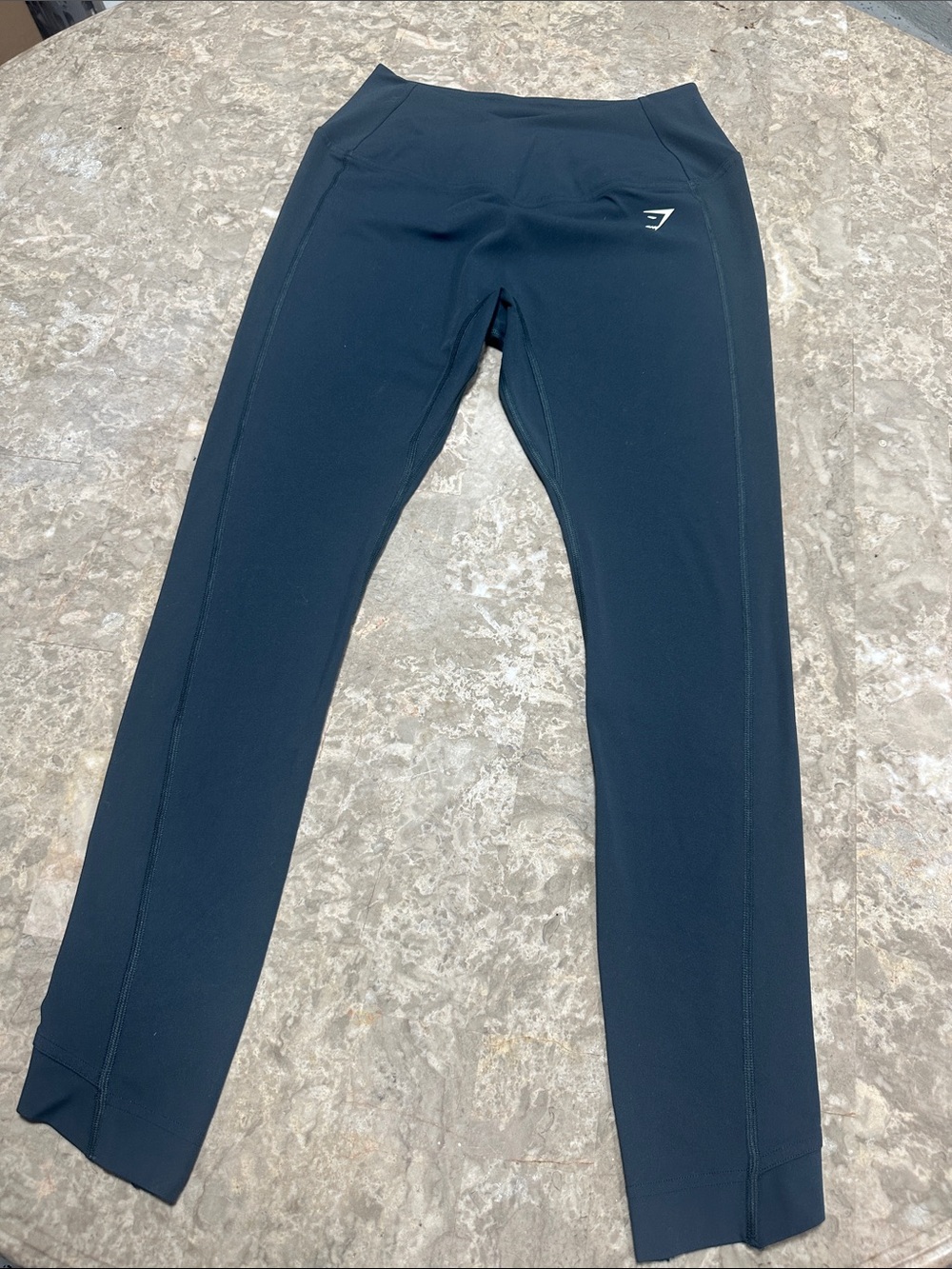 Gymshark Kids Navy Black Active Leggings
